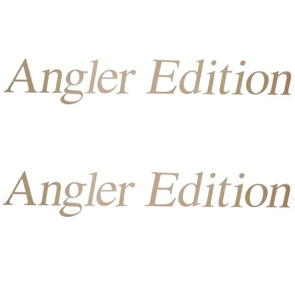 Crestliner Angler Edition Vinyl Boat Decals Pair by Crestliner
