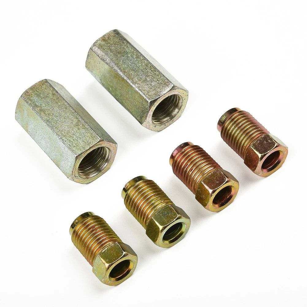 Brake Pipe Connector 3/16\" Female+male Fittings Accessory For M10