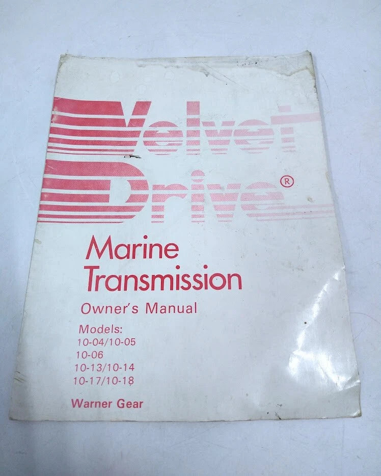 Velvet Drive 1274, Marine Transmission 10-04 / | Hook & Hull Co