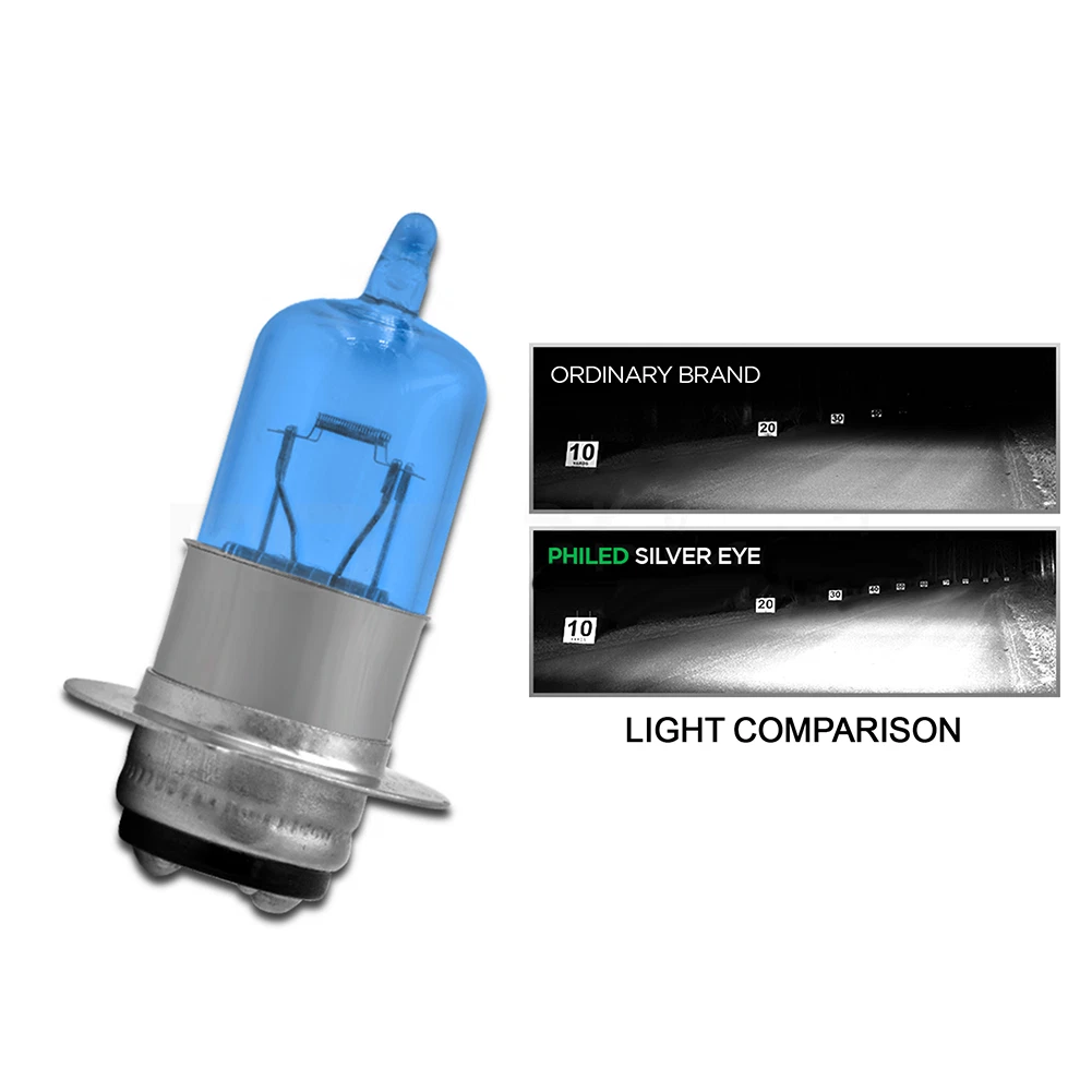 Halogen-bulb 12V Bright H6 T19 P15d Motorcycle | Hook & Hull Co