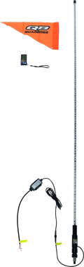 Quadboss 6ft Clear Single Whip Bluetooth