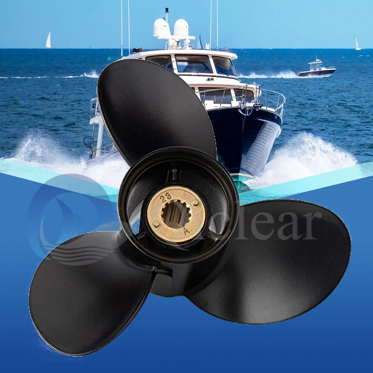 Boat 11 5/8 X 11 For Mercury 25-70hp Outboard Propeller 48-823478a5