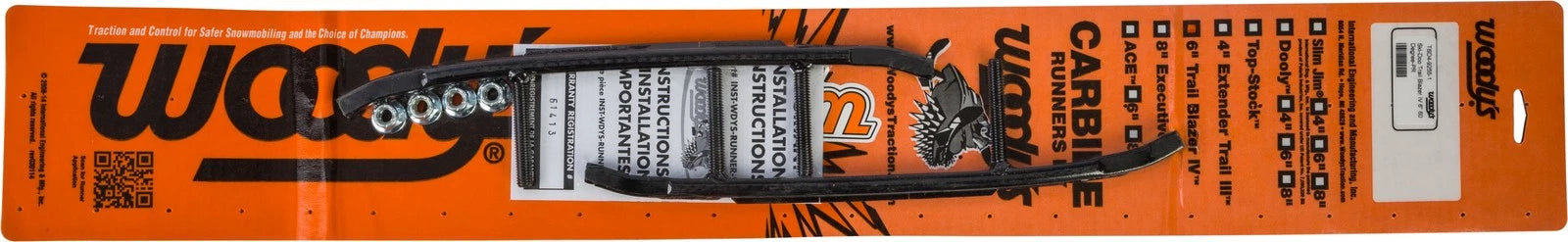 Woody's 6-inch Carbide Runners Tsd4-9255 – Fits Ski-doo Elite & Gsx