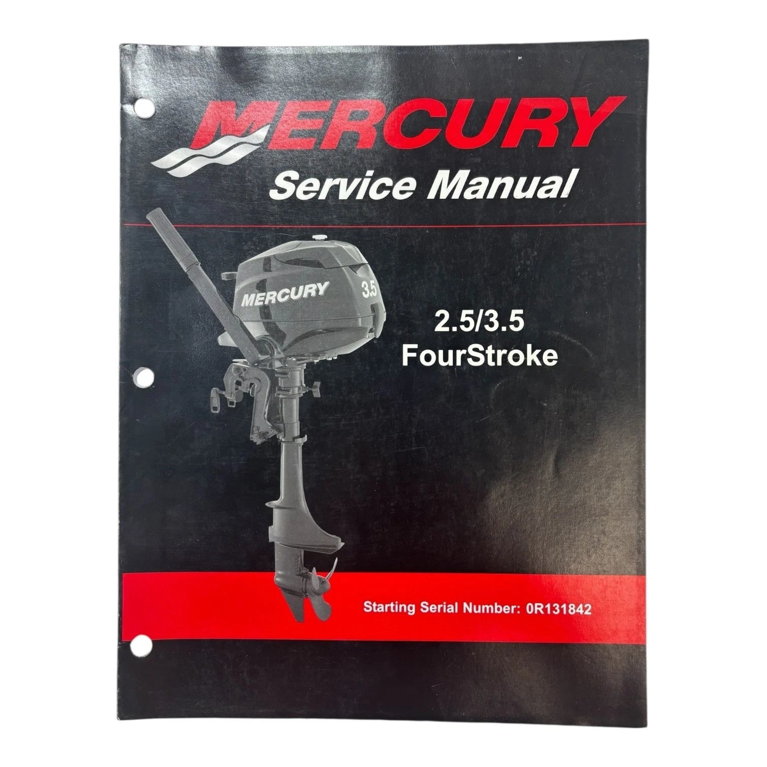 Mercury 90-899925, 2.5/3.5 Fourstroke Service Manual 2007