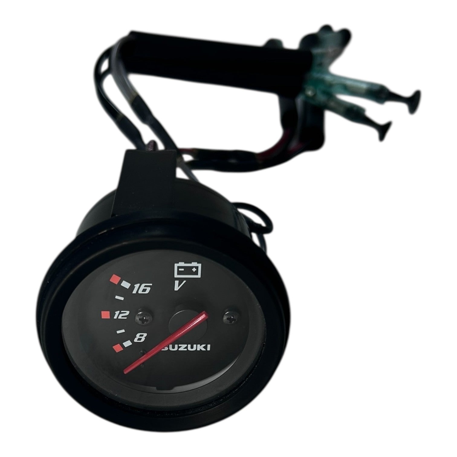 Suzuki Marine 34600-93j00, Black Volt Meter Gauge 8 | Hook & Hull Co