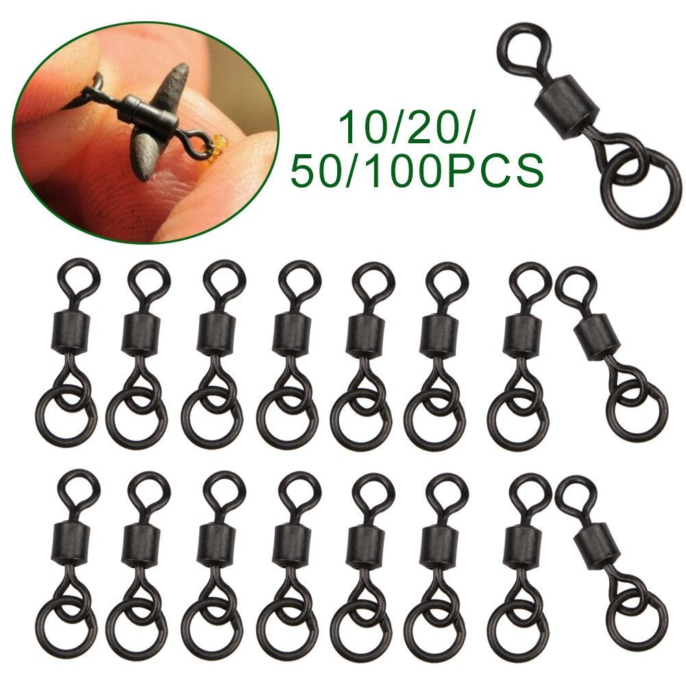 100pcs CHOD Swivels Size 8 for Carp Fishing