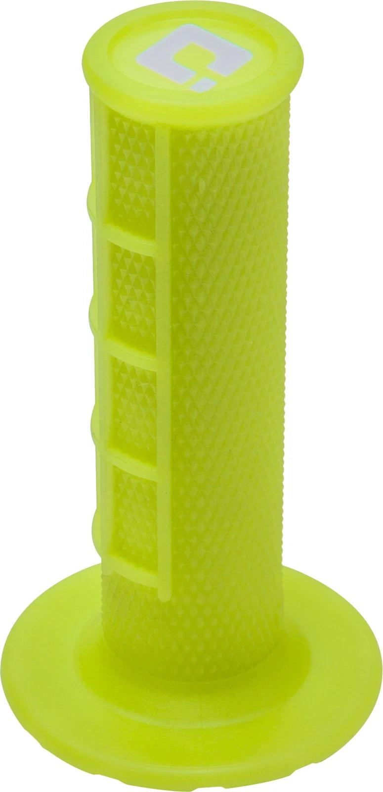 Odi Half Waffle Lock On Grip Neon Yellow For Mx Bikes 2-stroke &