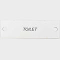Rinker Toilet Label Tag 2 7/8 x 7/8 Inch by Rinker