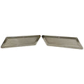 Crownline Boat Vent Cover 61669 16 1/4 x 4 Inch Stainless Set of 2 by Crownline