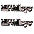 Decals Lund Pro V Mr. Walleye Copper Black by Lund