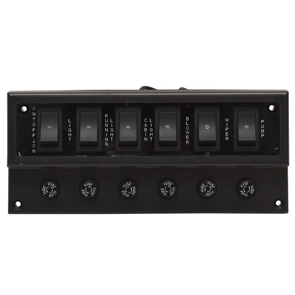 Whitecap Marine Switch Panel S-8094 4 1/2 x 10 3/8 Inch by Whitecap