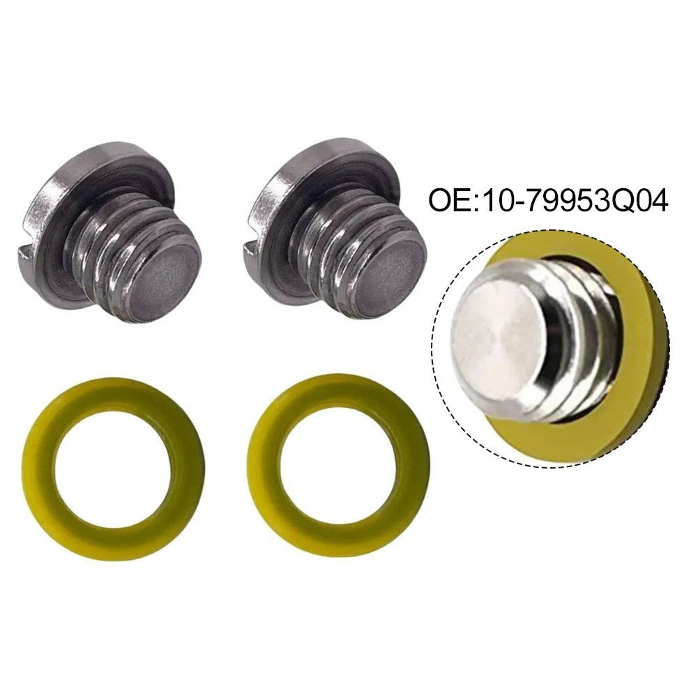 For Mercruiser Oil Drain Screw Kit For 2 Pcs For Gear Case