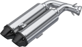 Mbrp Dual Slip-on Exhaust System With 4.5-inch Muffler For Polaris Xp