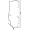 Loader Door Glass Fits John Deere Wheel Loader 444k 524k 524k-ii 544k