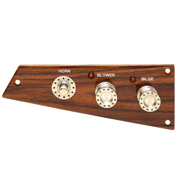 Glastron GT Boat Pull Switch Panel 025-4924 Woodgrain by Glastron