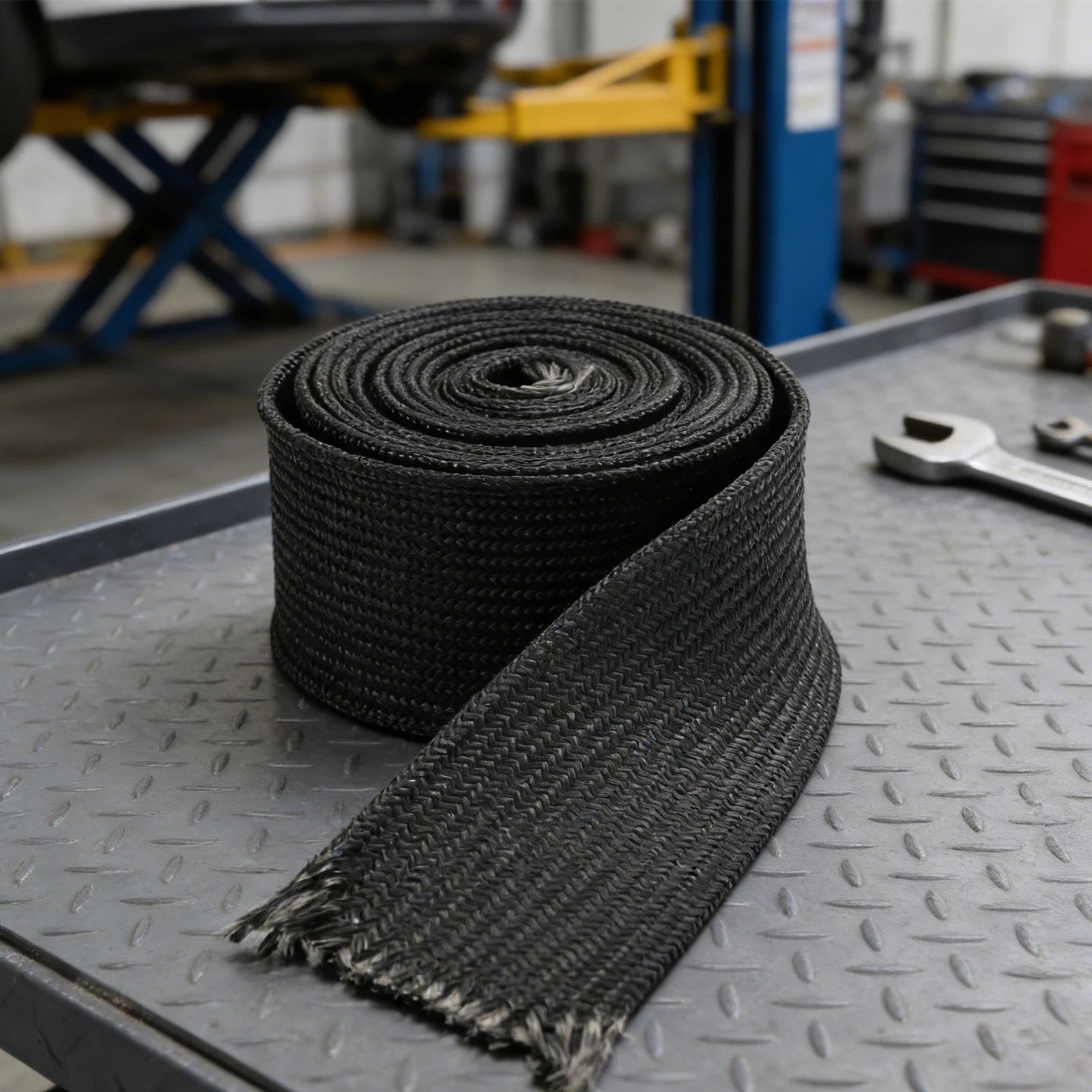 Black Fiberglass Sleeve Heat Insulation For Webasto With High