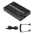 Black Hifi Bass Headphone Amplifier 16-600ω Earphone Rechargeable