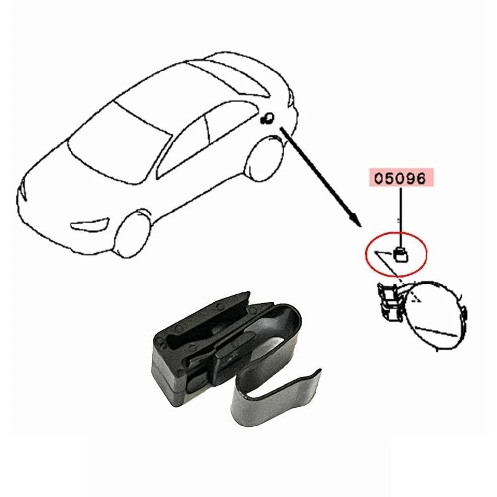 Fuel Door Spring Clip For Mitsubishi For Montero For Outlander
