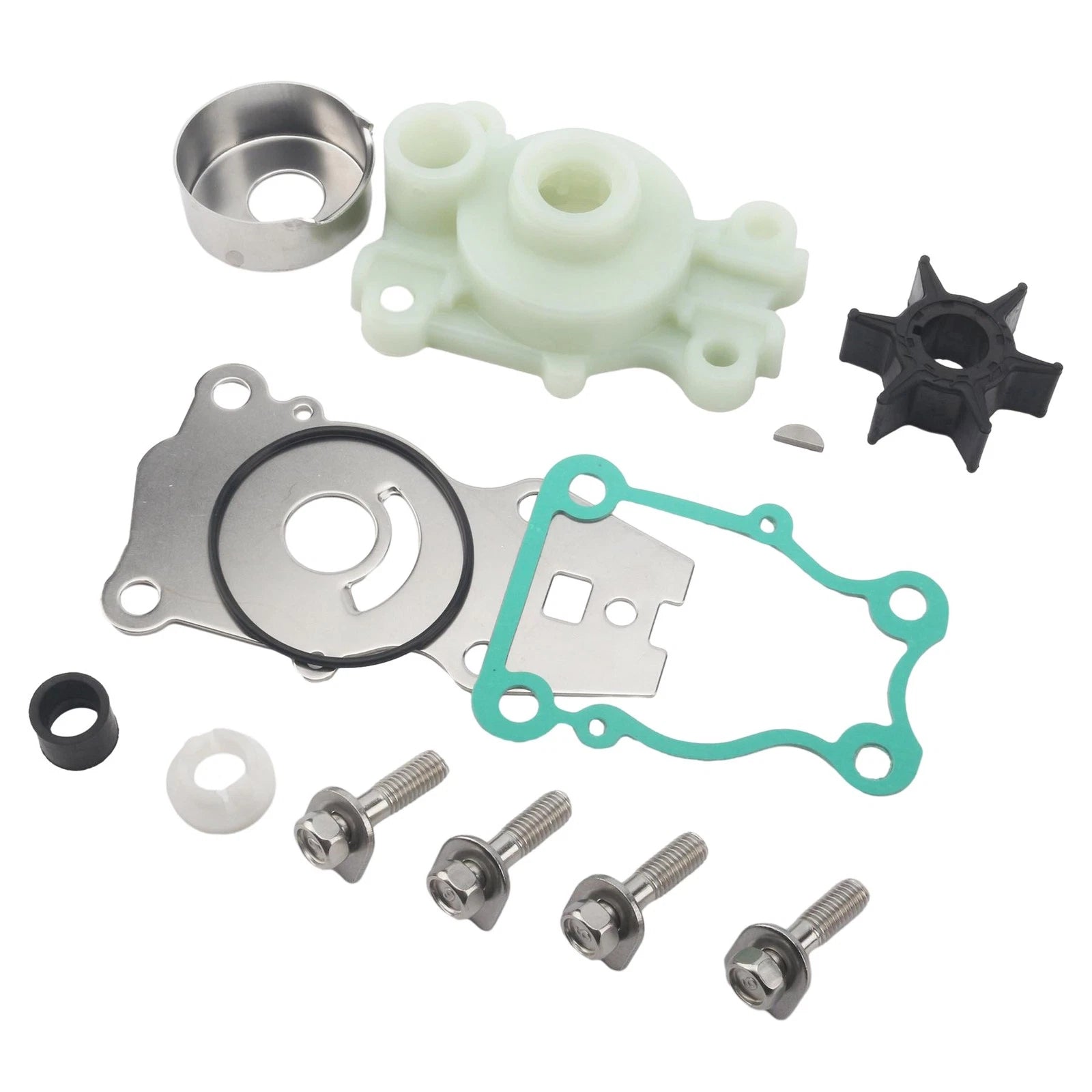 Water Pump Impeller Kit for Yamaha 25-40HP 4-Stroke Outboard Models