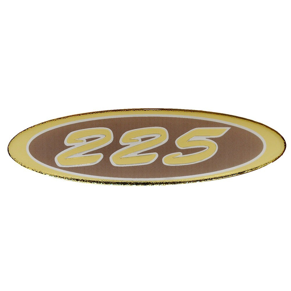 Crownline Boat Raised Decal 61226 | 225 Gold Silver TanOpens in a new 