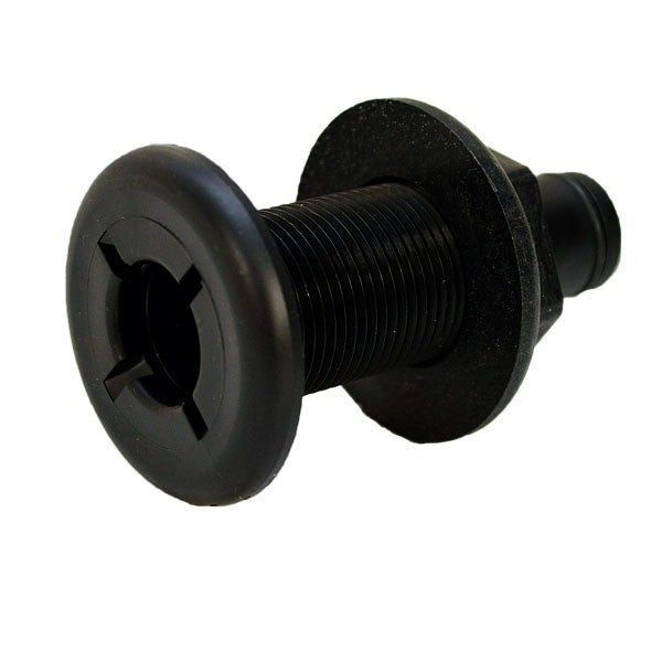 Standard Boat Thru Hull Black 3/4 Inch Quick Connect by Standard