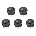 Car Truck Abs Plastic On Off Rocker Switch Round Fog Light Lamp Fog