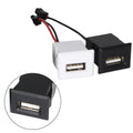 USB Female Power Connector with Cable Terminals