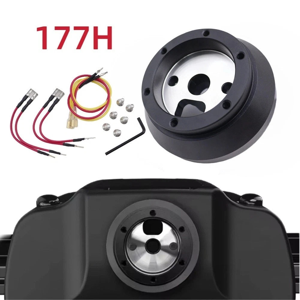 For Racing Cars Steering Wheel Hub Alloy Steering Base Lightweight
