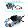Elastic Head Strap Elastic Band Headband/30cm Cable Kit For Dji Fpv