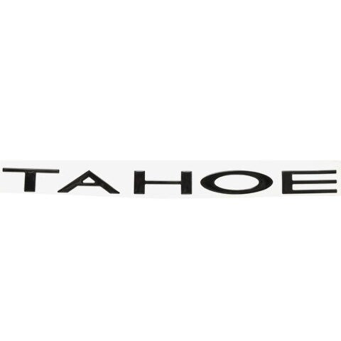 Tahoe Boat Raised Brand Decal 166246 23 1/2 x 1 5/8 Inch Black by Tahoe