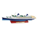25.5cm Alloy 1/1250 Scale Rms Norway Cruise Ship Finished Model Gifts