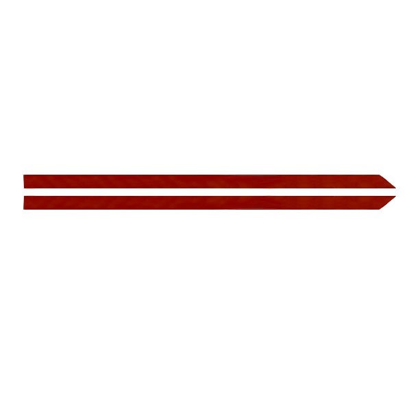 Tracker Boat Graphic Pinstripe Decal Red 58 1/4 Inch by Tracker