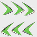 Chaparral Raised Graphic Decal Set Green by Chaparral