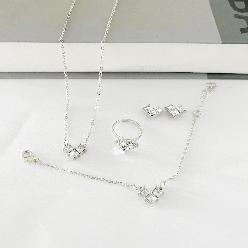 Alloy Jewelry Set with Celestial Motifs