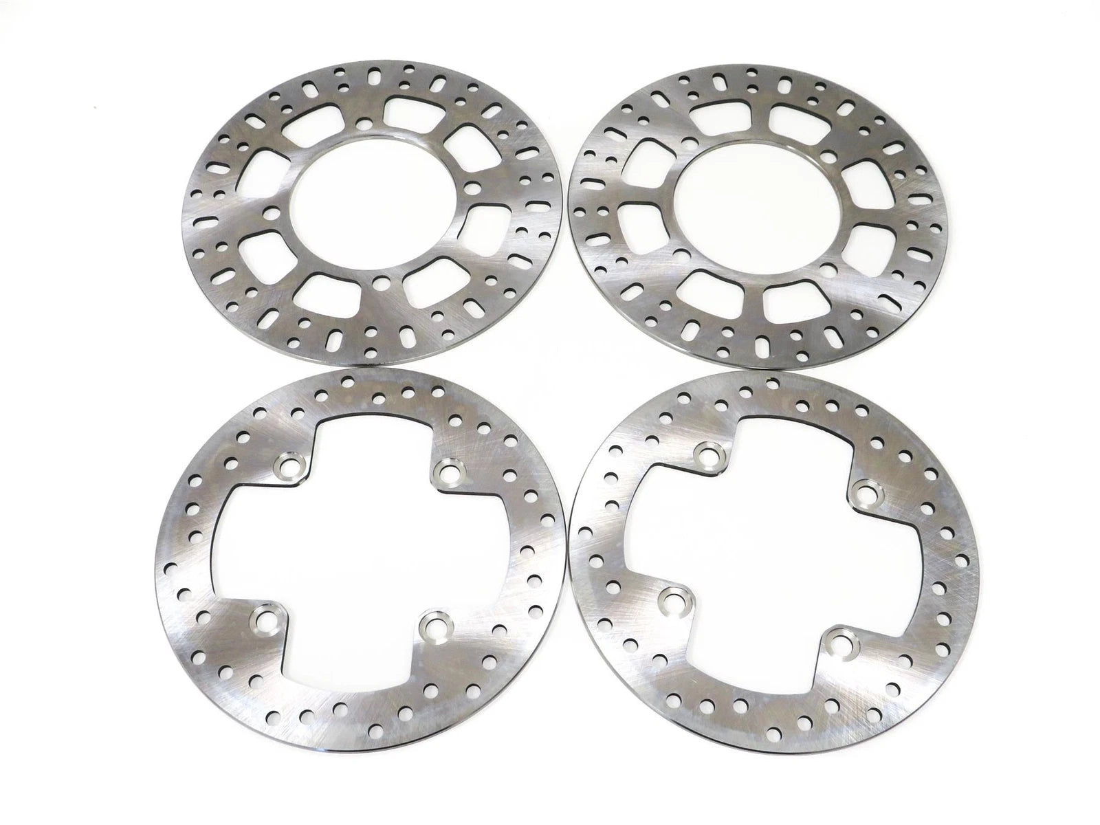 Front 2x Rear Discs For Yamaha Yfm 550 / 700 Grizzly