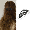 Plastic Resin Infinity Hair Clips