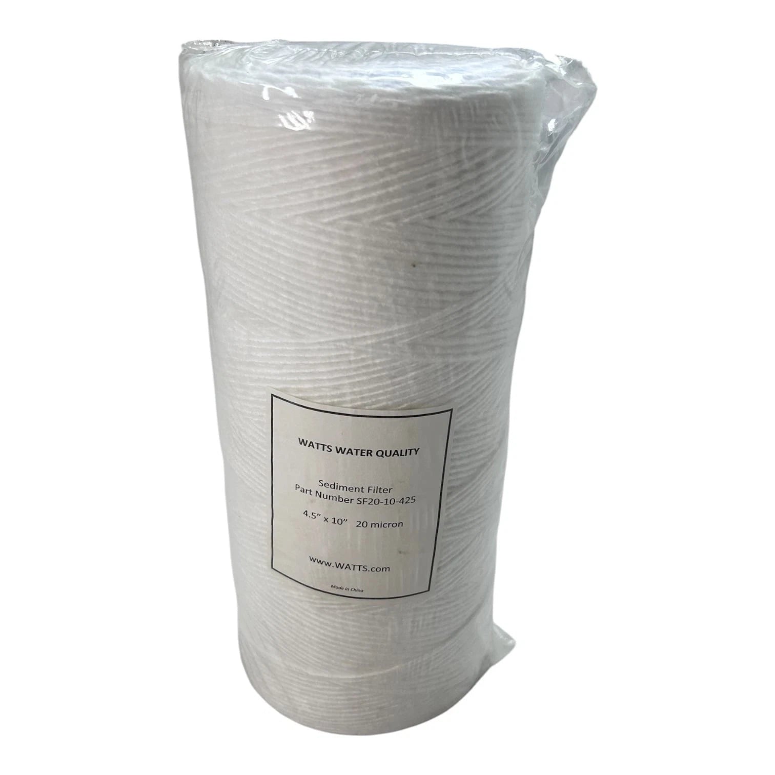 Watts Sf20-10-425, Water Sediment Filter 20 Micron 4.5'' X