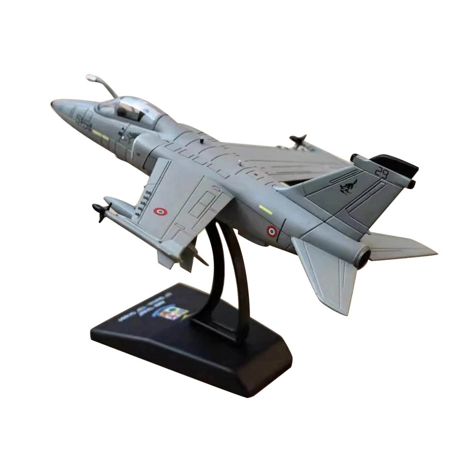 Italian Air Force Amx Ghibli Jet Model In 1:100 Scale Alloy Desktop