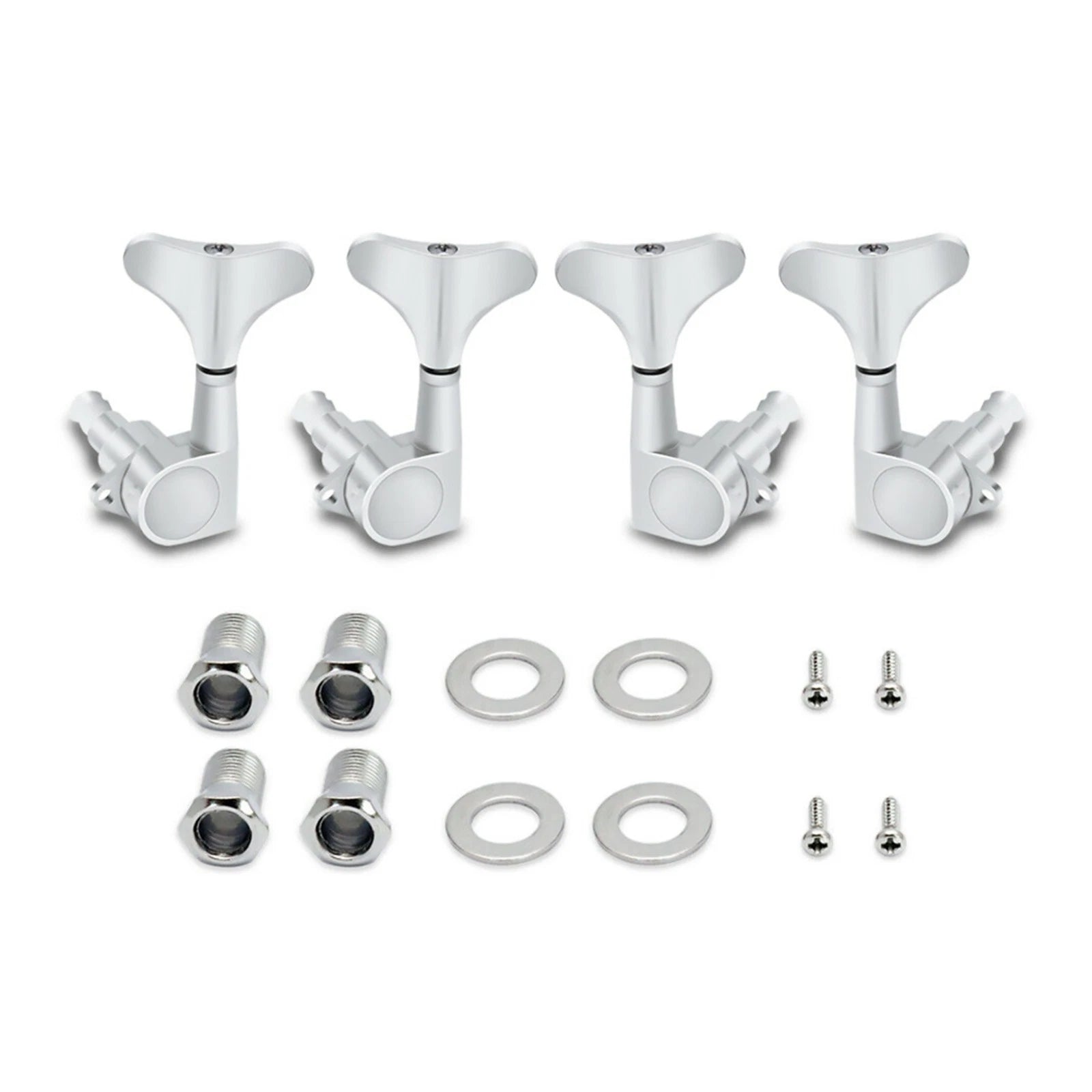 Acoustic Guitar String Tuning Pegs Tuners Machine Heads Keys Chrome