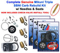 Yamaha Gp 1200r Gpr 1200 Pv Genuine Mikuni Triple Carb Rebuild Kit &