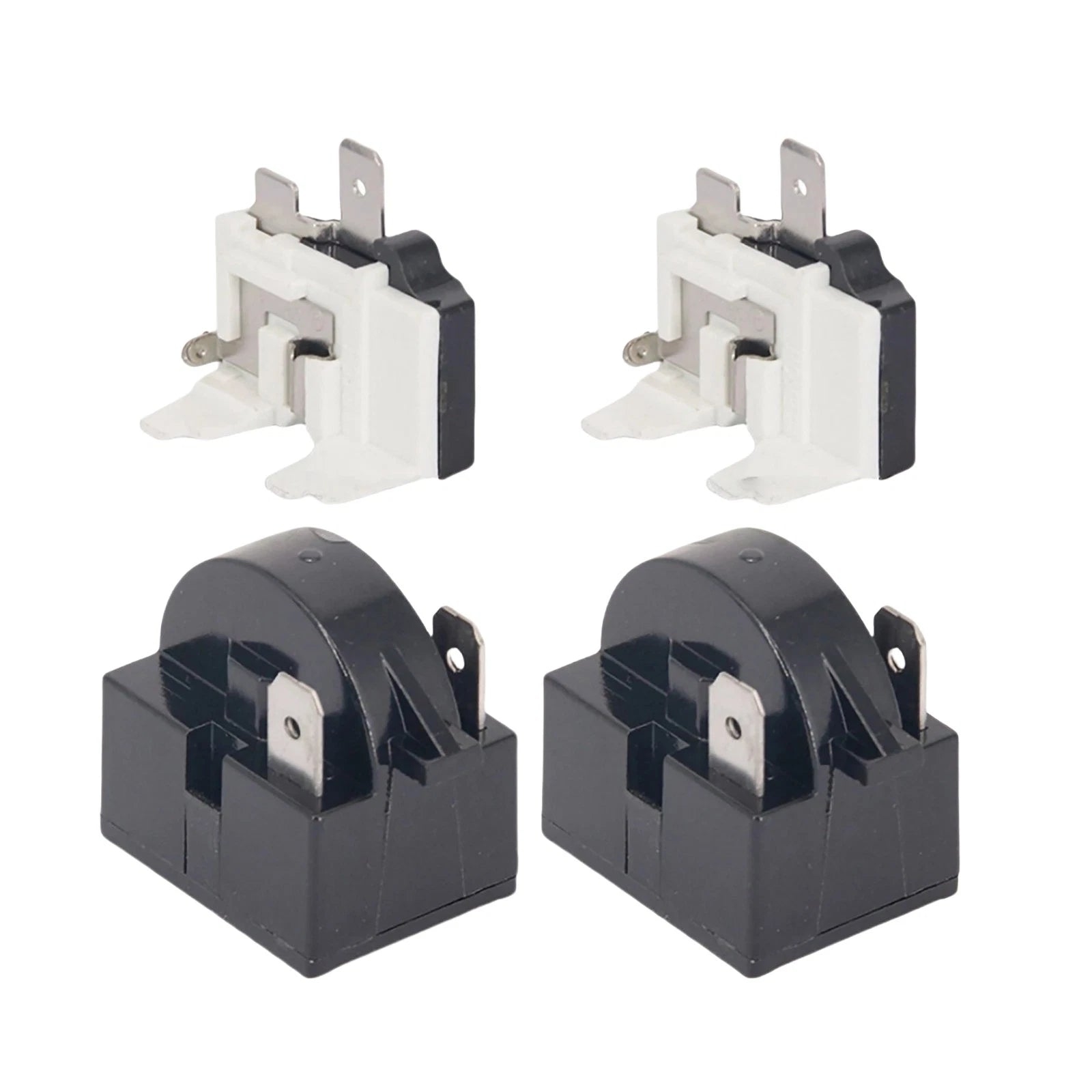 Starter Relay Qp2-4.7 2 Pin 15 Ohm For Mini Fridge With Overload