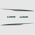 Lowe Pontoon Boat Graphic Decals 288 LXI Green / Wineberry Set of 4 by Lowe