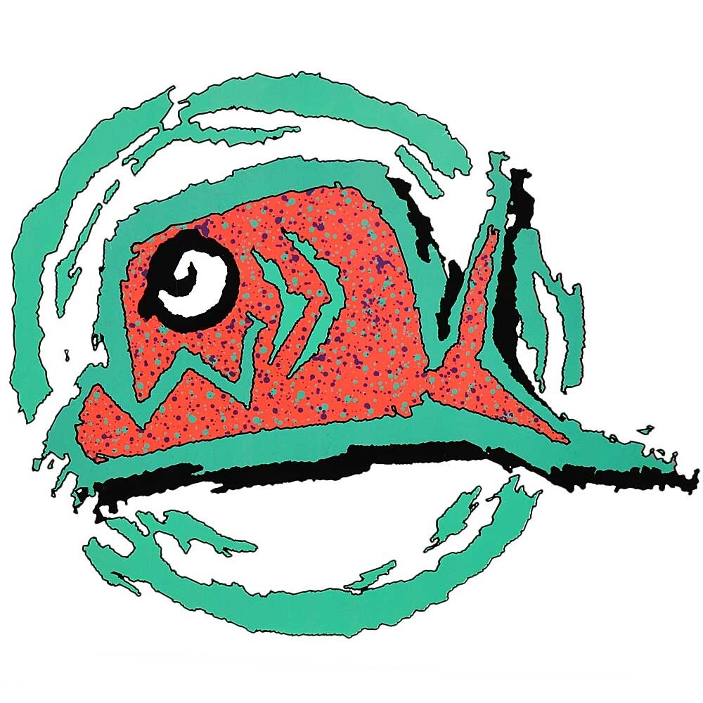 Bayliner Boat Fish Decal Sticker Green Red by Bayliner