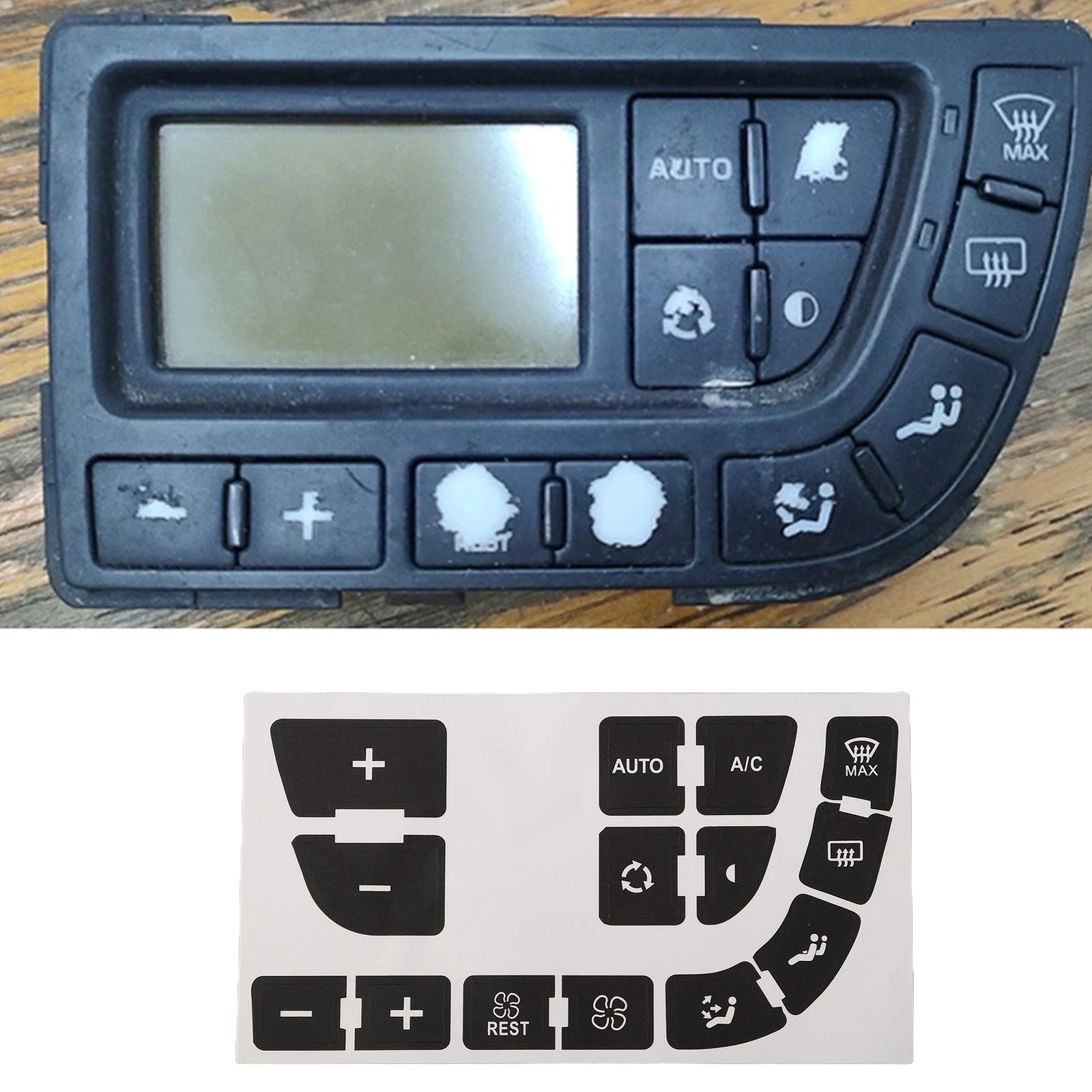 Set Of Stickers To Repair The Clima-buttons For C4 For-grand
