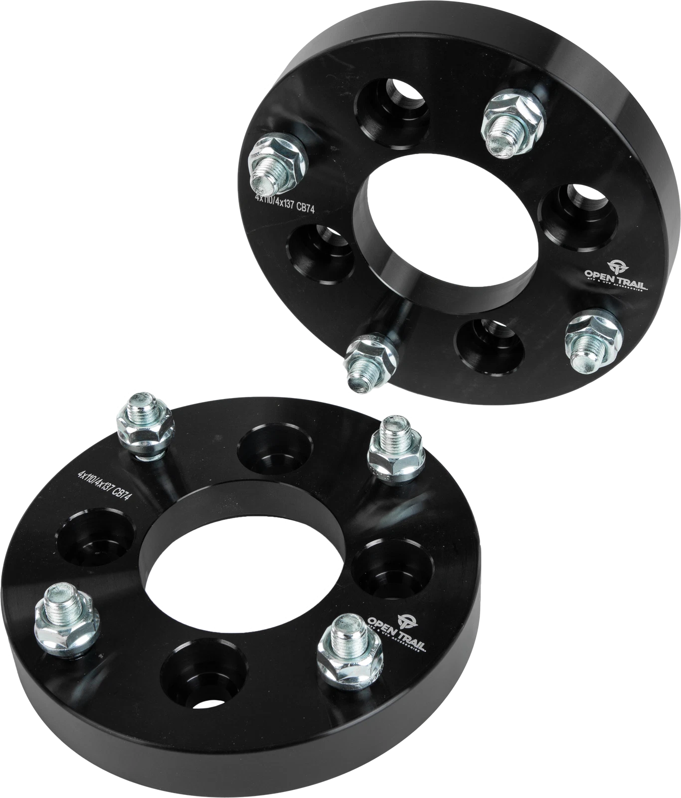 Open Trail Wheel Spacer Adapter 1 Inch 4/110 To 4/137 For Atv/utv