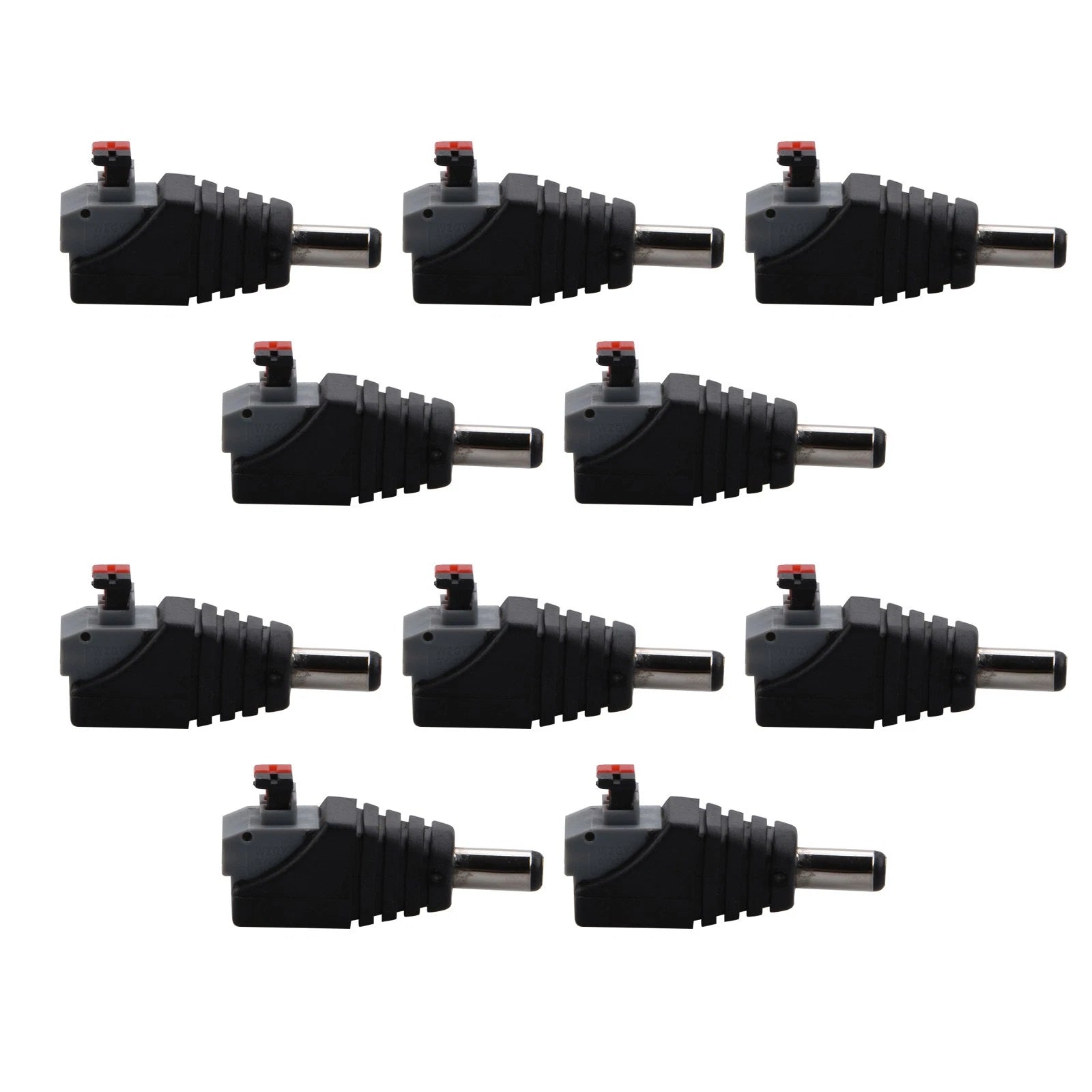 Male 5.5mm X 2.1mm Dc Power Jack Quick Connect For Led 12V 24V