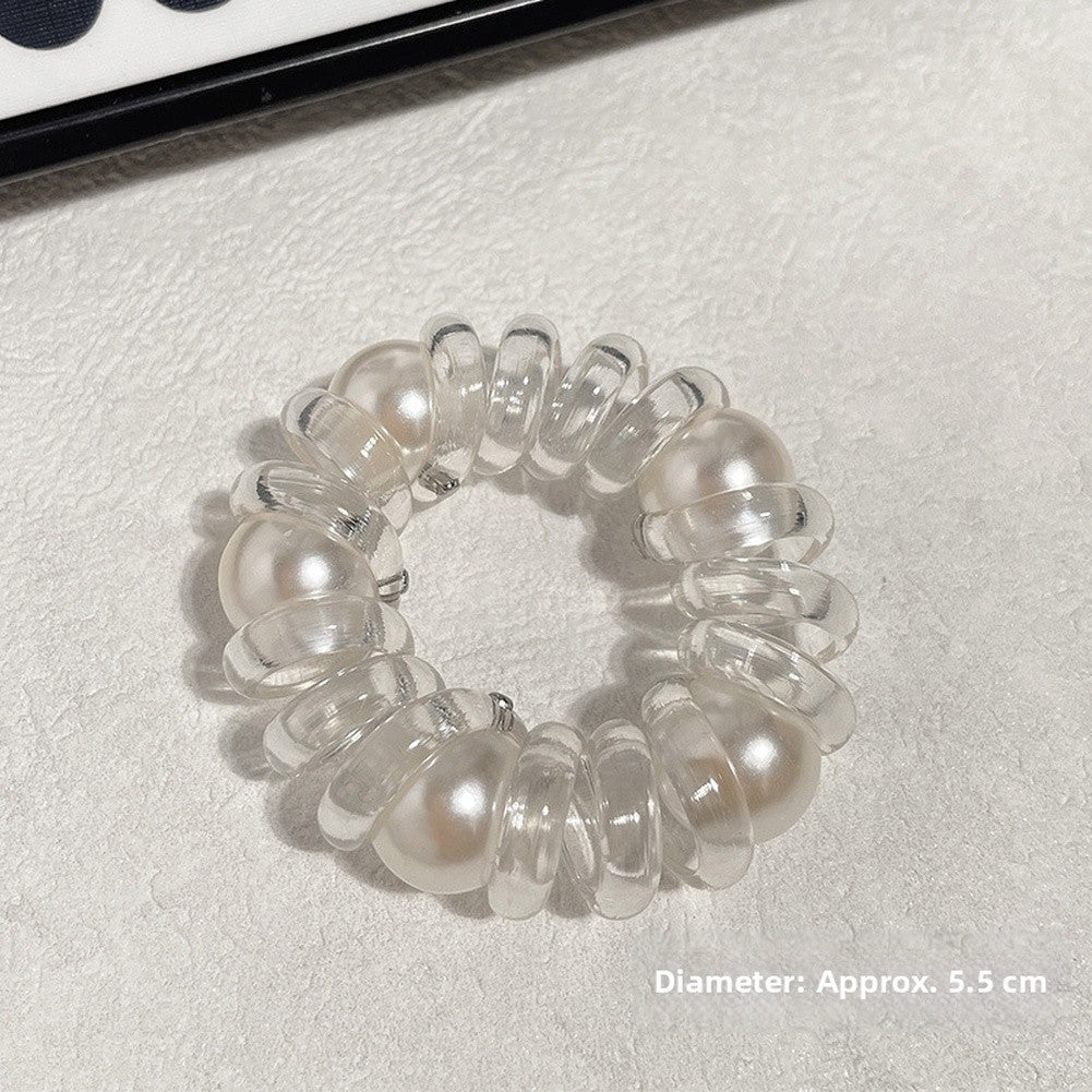 Handmade Pearl Scrunchie Hair Accessory