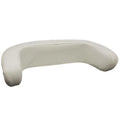 R0858 Seat Back, White Vinyl On Wood - Fits Allis-chalmers 185, 190,