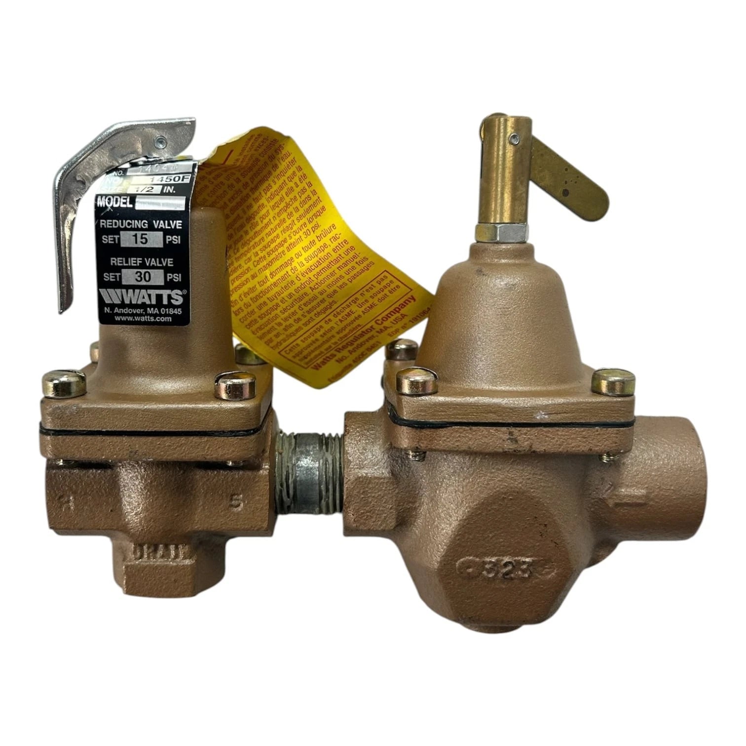 Watts 1450f, Marine Iron Fill &Amp; Relief Valve, 1/2 In, 15 Psi