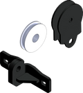 Kfi Quick Plow Pulley For Utv Snow Plow Systems, Steel Cable, Part